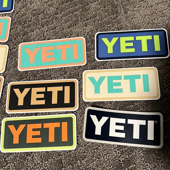 New!! Set of 12 Yeti Decals! - Picture 3 of 6
